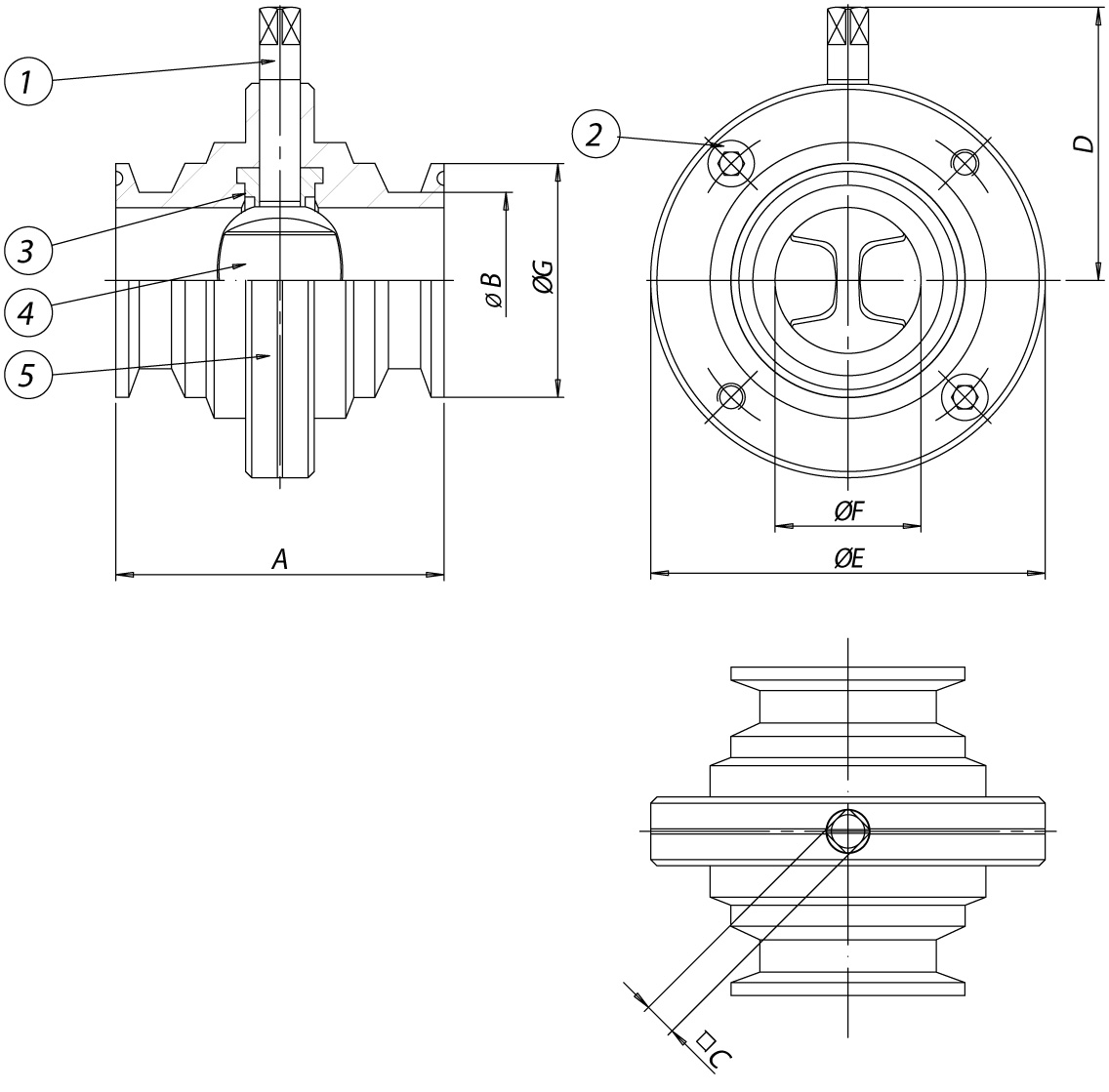 494型衛生級蝶閥