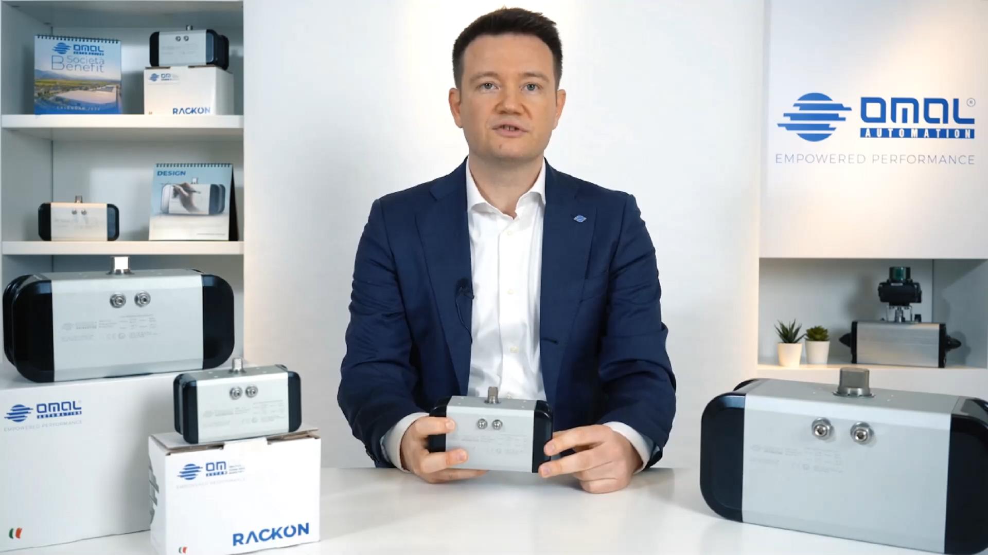 OMAL新型齒輪齒條式執行器：RACKON